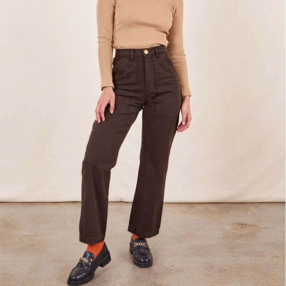Big Bud Press Work Pants Like New Expresso Brown Size L